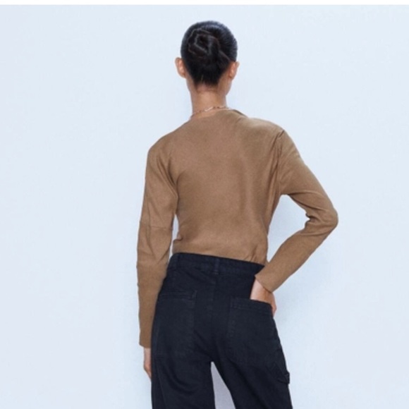 zara linen top - Picture 6 of 7